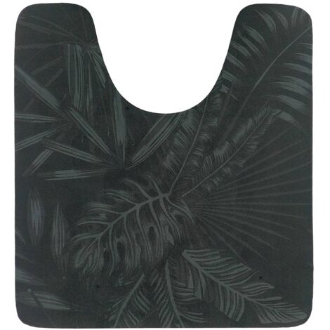 Tapis contour WC ultra absorbant 45 x 50 cm déco Essential Nature - TENDANCE