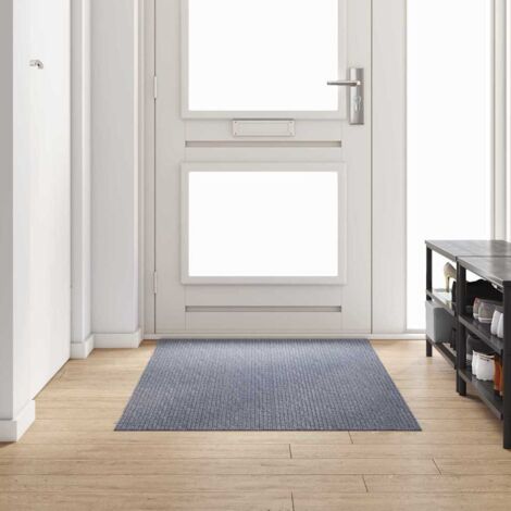 Tapis Couloir Gris clair 100 x 100 cm tissu vidaXL