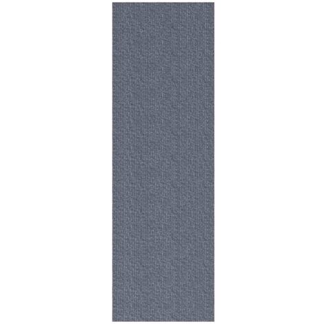 Tapis Couloir Gris clair 80 x 400 cm tissu