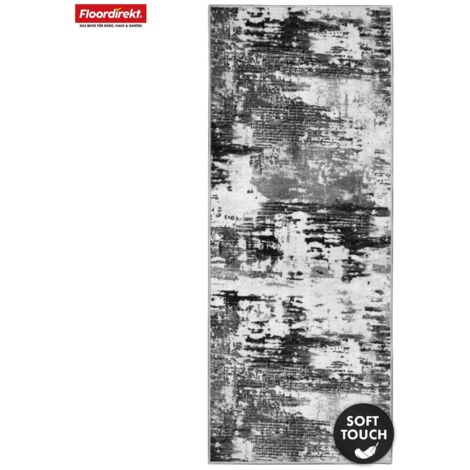 Tapis couloir Ravena Anthracite 80 x 50 cm