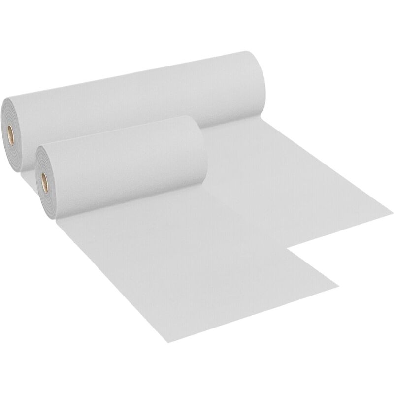 Emmevi Mv S.p.a. - Tapis Coureur Blanc Antidérapant Moquette Entrée Boutique Escaliers Mariage - 100x1500 Cm