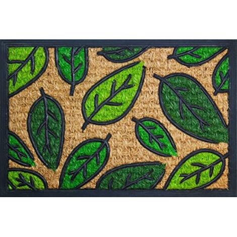 Tapis Cuba Rectangulaire Feuille 40x60cm - Idmat