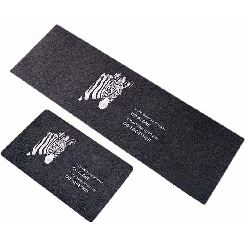 Tapis Cuisine Antidérapant 2 Pièces, Absorbant Eau Tapis pour entrée de Salle de Bain, Paillasson Tapis de Sol Cuisine Devant Evier 4 L-Fei Yu