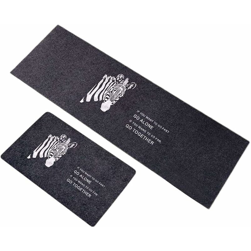 Fei Yu - Tapis Cuisine Antidérapant 2 Pièces, Absorbant Eau Tapis pour entrée de Salle de Bain, Paillasson Tapis de Sol Cuisine Devant Evier 4 m