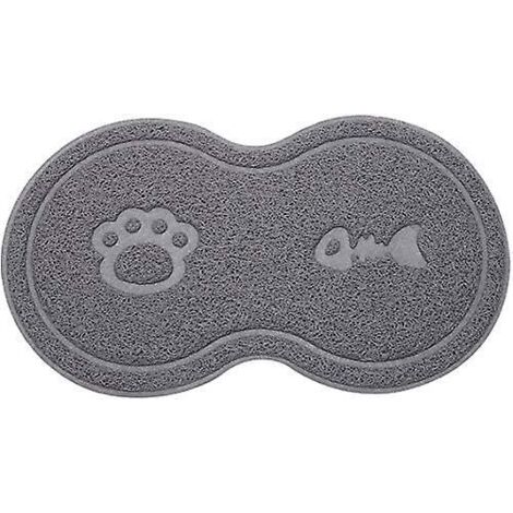 Tapis d'alimentation antidérapant en silicone pour chats et chiens - Tapis imperméable pour gamelle