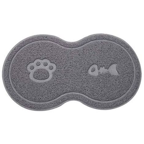 Tapis d'alimentation en silicone pour animaux de compagnie, tapis de bol pour chien Tapis d'alimentation en PVC imperméable antidérapant pour chats et chiens