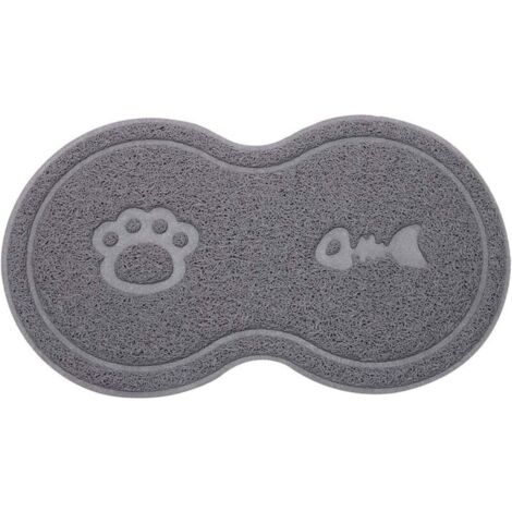 Tapis d'alimentation en silicone pour animaux, Tapis pour Gamelles de Chien Tapis d'alimentation PVC antidérapant imperméable pour animaux de compagnie pour chat et chien