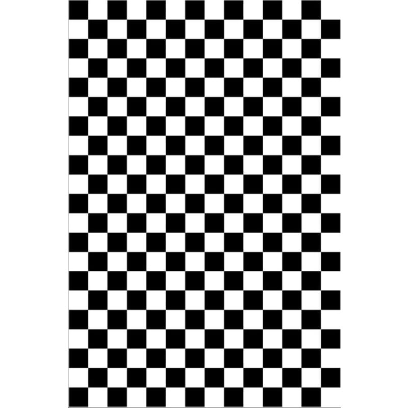 Vendorflair - Tapis Damier Dimensions - 160x230 – Qualité supérieure pour Maison, Appartement, Bureau – Style élégant et durable – Confort optimal,