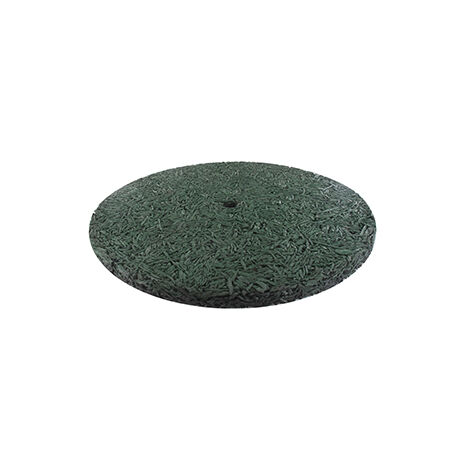 Tapis D'arbre Rond En Caoutchouc Recyclé Vert, Peut être Utilisé Autour D'un Poteau Ou D'un Arbre. ø Ext: 75cm (30) - épaisseur