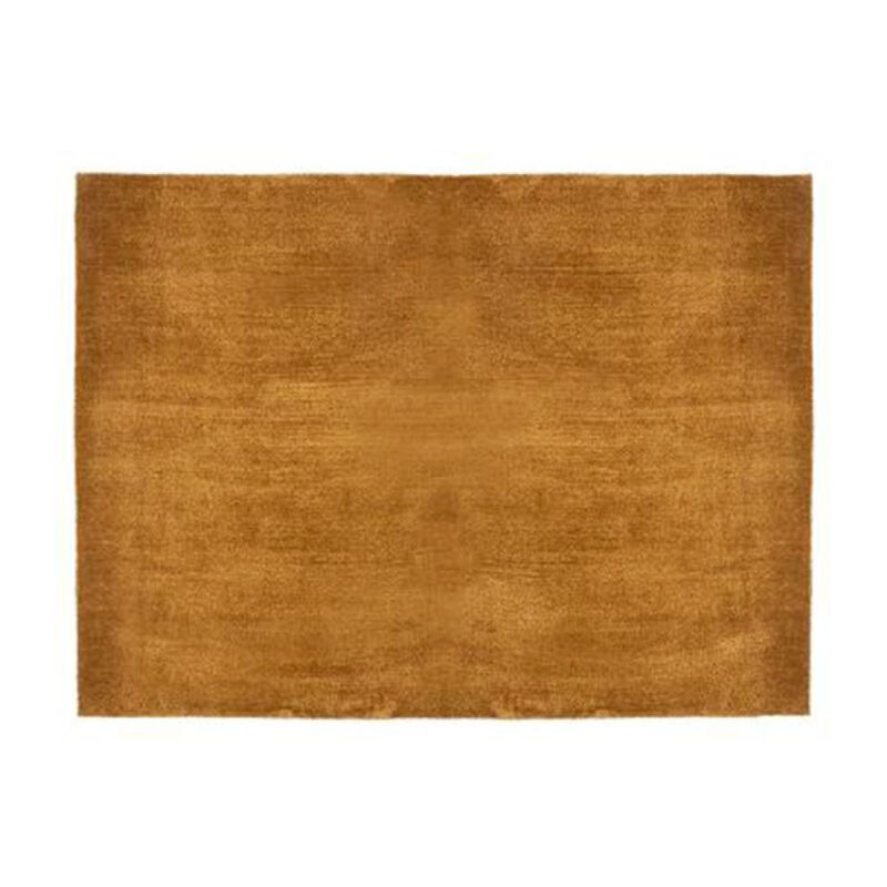 Atmosphera - Tapis Déco Uni 'Joanne' 120x170cm Jaune Ocre