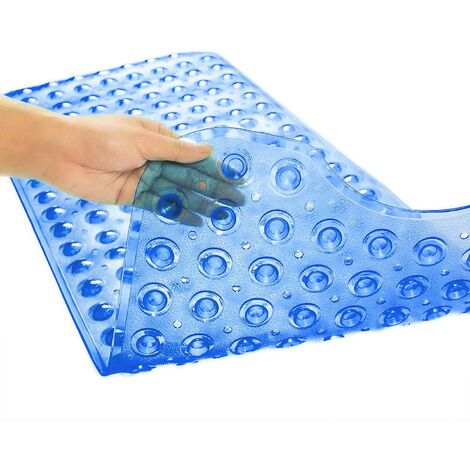 Tapis de baignoire pour baignoire de douche Tapis de bain antidérapant extra long, tapis de douche 39 x 16 pouces