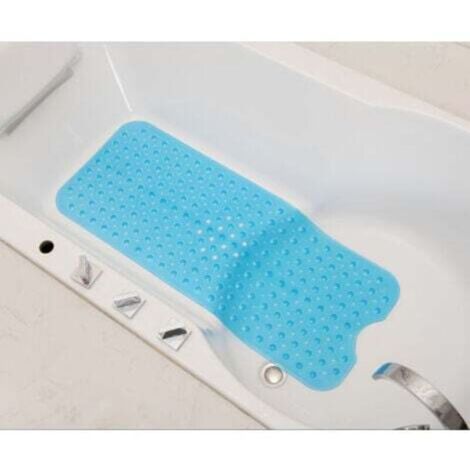 Tapis de Baignoire,Tapis de Baignoire Antidérapant, Extra Long Tapis de Bain Lavable en Machine, Tapis de Douche Anti-moisissures avec 200 Ventouse