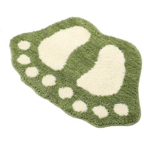 Tapis de Bain 40 cm x 60 cm tapis de salle de bain tapis absorbant l'eau antidérapant utilisé dans la salle de bain, la douche, la chambre, etc. Tapis de bain en microfibre doux lavable en machine tap