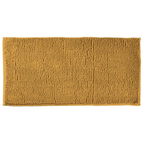 Tapis de Bain 50 x 120 cm Sweety Ocre - Microfibre - Livraison gratuite