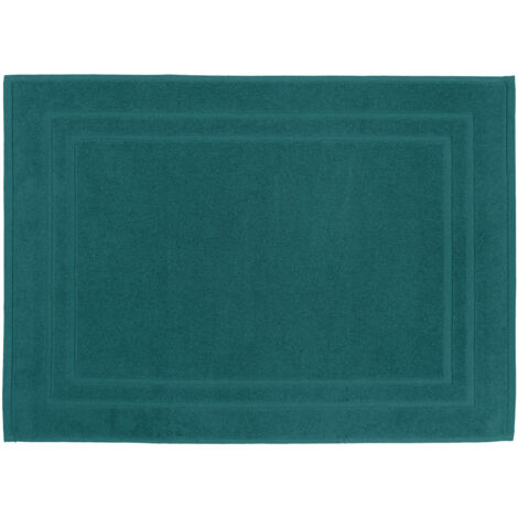 Tapis de Bain 50 x 70 cm - 100% Coton - 700 gr/m2 - Bleu canard