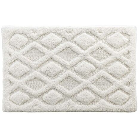 Tapis de bain 50 x 80 cm coton jacquard tufte nemesis Sans