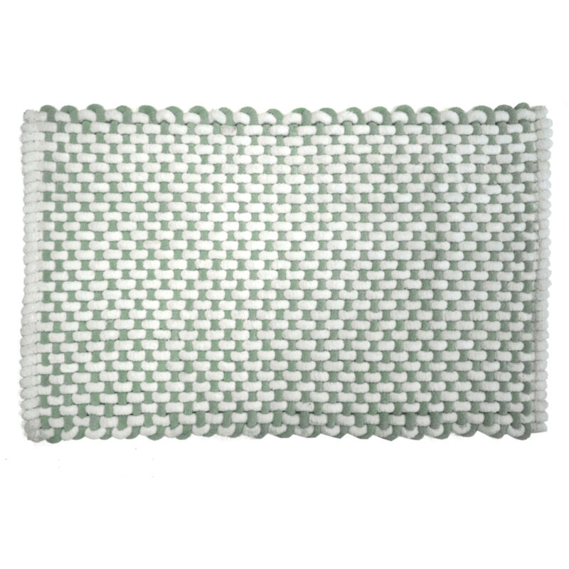 Tapis de Bain en Chenille "Rafael" 50x80cm Vert Cèdre