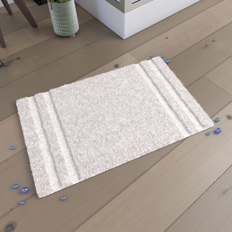 Tapis à petites bouclette Ecru 50x80 cm