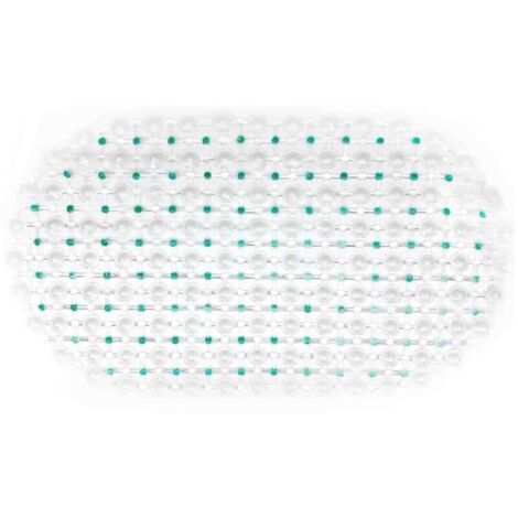 Tapis de bain antidérapant à bulles pour baignoire et douche, en plastique caoutchouc PVC avec ventouses