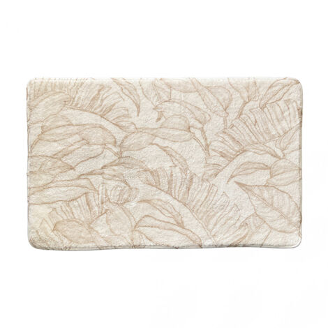 Tapis de bain antidérapant fantaisie tropical 60x120cm