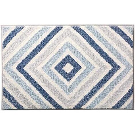 Tapis de bain antidérapant, tapis de bain doux et ultra-absorbant, lavable en machine