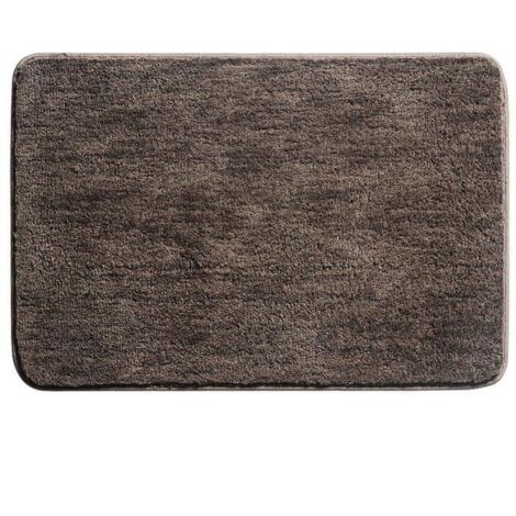 Tapis De Bain, Antidérapant Tapis Salle De Bain Épaissi Tapis Sortie De Douche Absorbant Tapis De Sol Ultra Doux En Microfibre, Café, 40 X 60cm