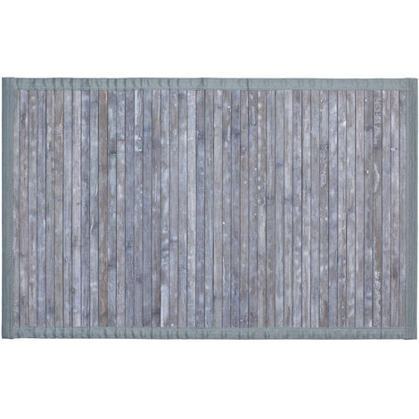 Tapis De Bain Bambou 50x80cm Gris Wenko