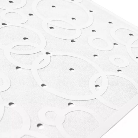 Tapis de bain blanc 36x57cm