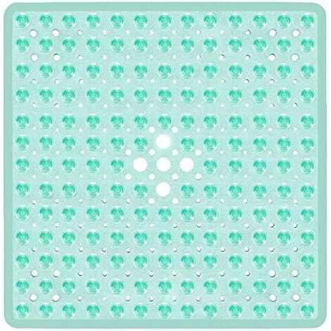 Tapis de bain carré antidérapant avec ventouse, tapis de douche antidérapant, P