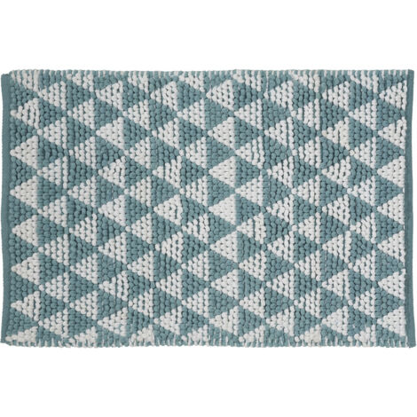 Tapis de bain déco en polycoton 60x120cm
