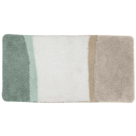 Tapis de bain déco tricolore 60x120cm