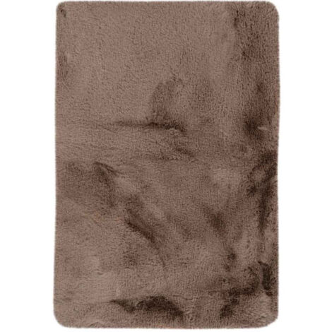 Tapis de Bain Doux Antidérapant "Rabbit" Beige Foncé 40 x 60 cm