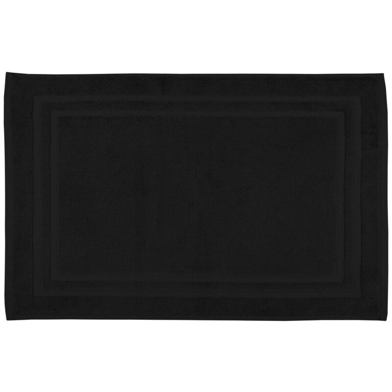 Tapis de bain en coton 45 x 70 cm Lilas noir