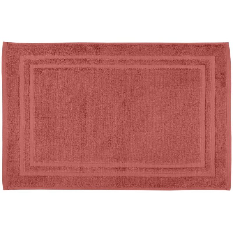 Tapis de bain en coton 45 x 70 cm Lilas terracotta