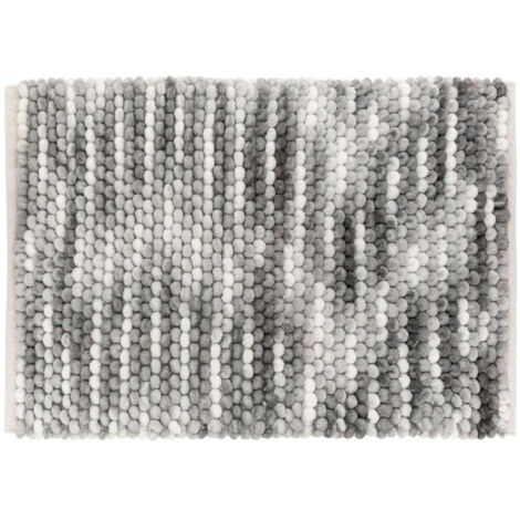 Tapis de Bain en Coton "Dégradé" 50x75cm Gris