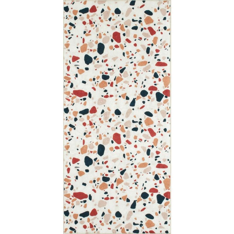 Jardindeco - Tapis de bain en polyester 60 x 130 cm Ravello Modèle 2