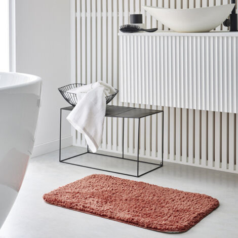 Tapis de bain "Essential" - Terracotta - l 50 x L 80 cm - Livraison gratuite