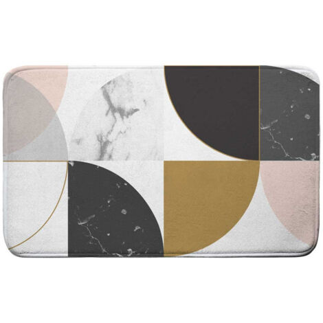 Tapis de Bain "Geomarbre" 45x75cm Multicolore