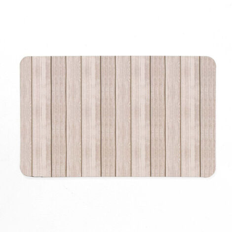 Tapis de Bain Imprimé "Calista" 50x80cm Naturel