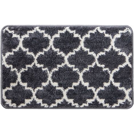 Tapis de bain Marrakech Noir 80 x 152cm