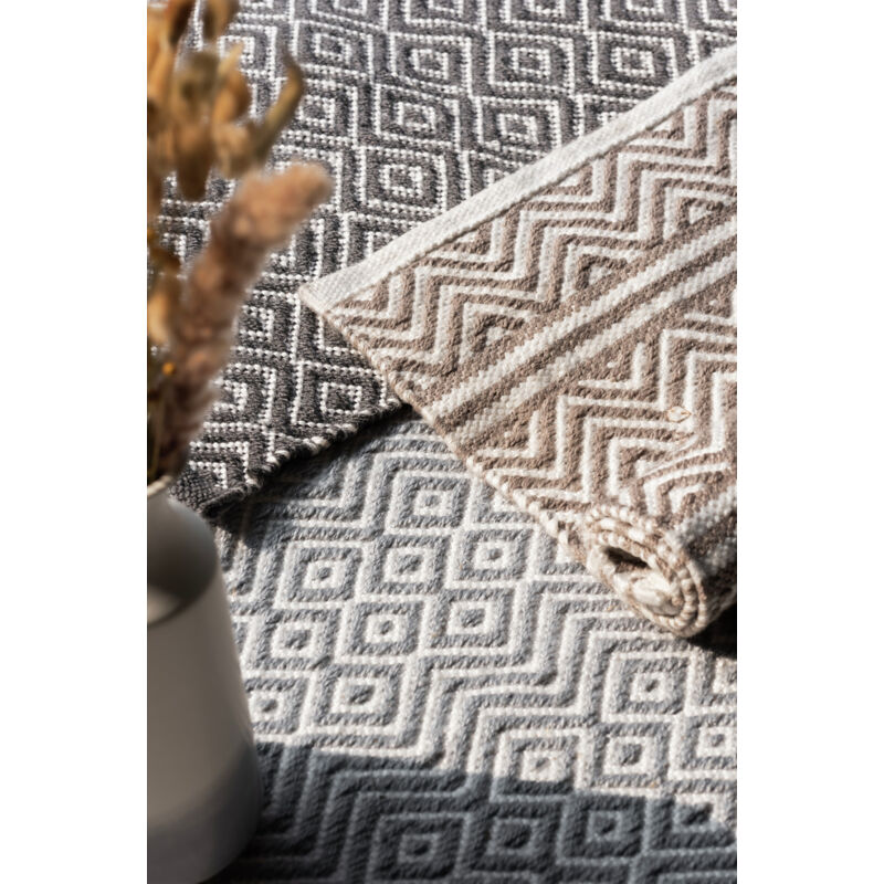 Tapis de bain Abai, tapis salle de bain antidérapant, tapis paillasson durable de style Boho fabriqué à partir de bouteille plastique pet recyclée,