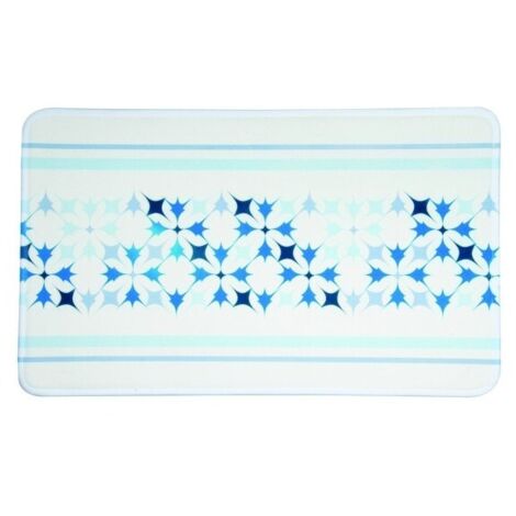 Tapis de bain Microfibre 45x75cm Malta Bleu MSV