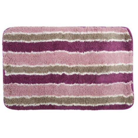 Tapis de bain Microfibre 50x80cm QUITO Rose & Violet MSV