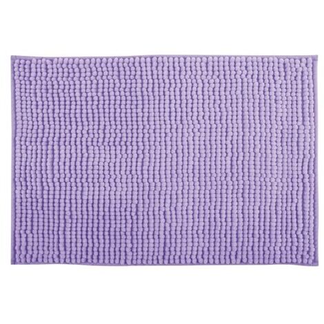 Tapis de bain Microfibre CHENILLE 40x60cm Lavande MSV