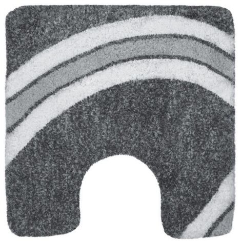 Tapis de bain Microfibre CURVE 55x55cm Gris Spirella