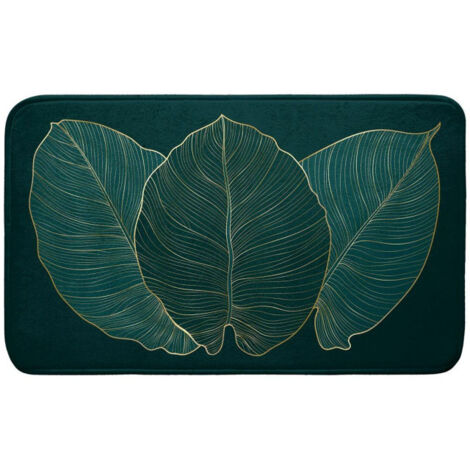 Tapis de Bain Microfibre "Jade" 45x75cm Vert