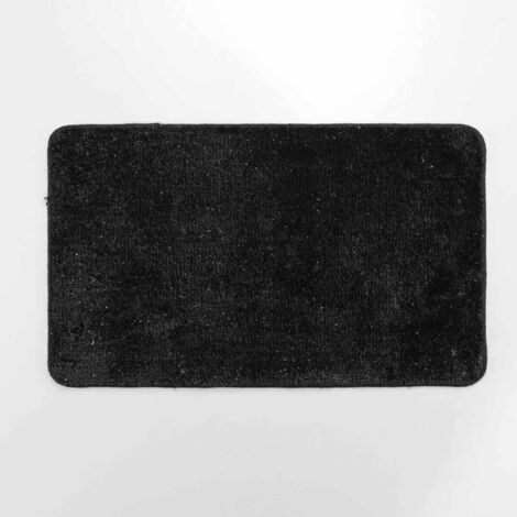 Tapis de Bain Microfibre "Métallisé" 45x75cm Noir