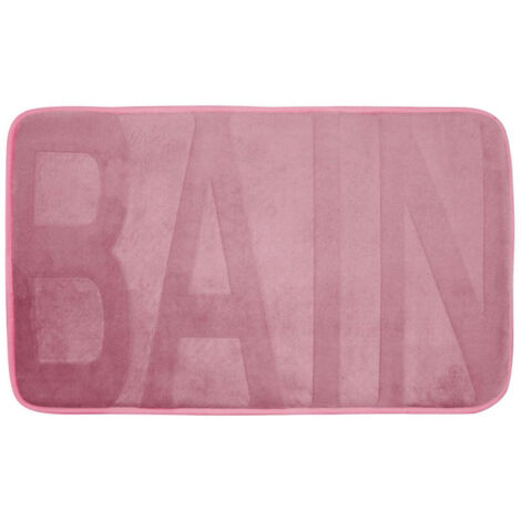 Tapis de Bain Microfibre Relief 45x75cm Rose