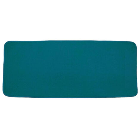Tapis de Bain Microfibre "Vitamine" 50x120cm Bleu Canard