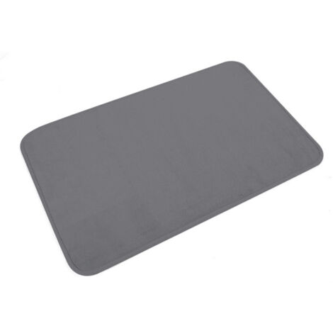 Tapis de Bain Microfibre "Vitamine II" 45x75cm Anthracite